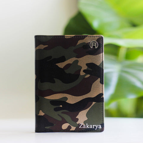 Army print Passport Holder