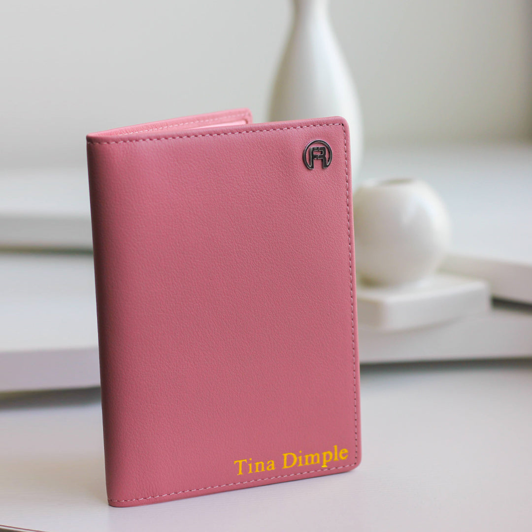 Pink Passport Holder