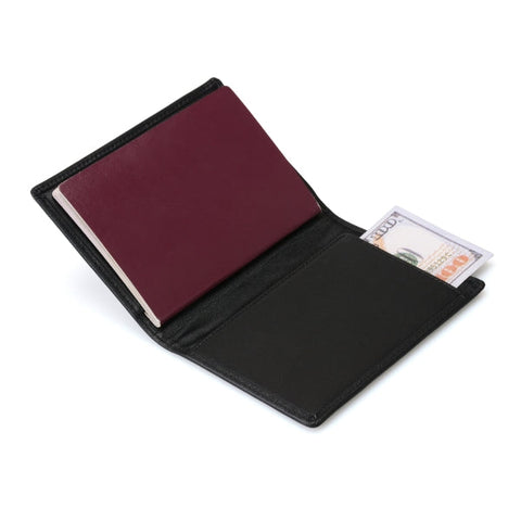 Classic Black Passport Holder