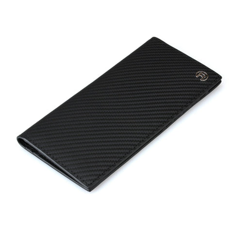 Carbon Black Long Wallet