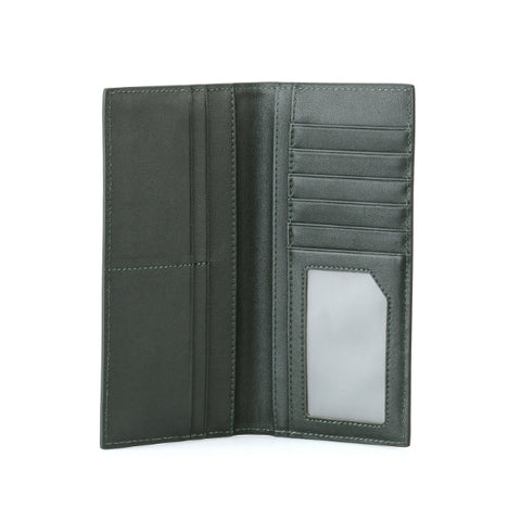 Carbon Green Long Wallet