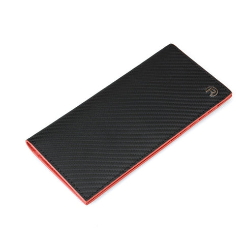 Carbon Red Long Wallet