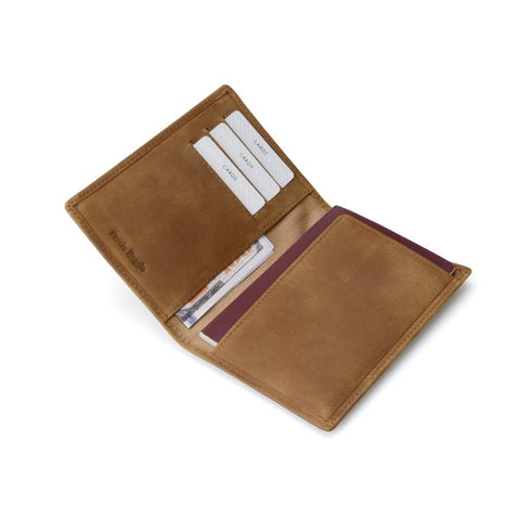 Brown Passport Holder