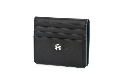 Black & Green Flip Wallet