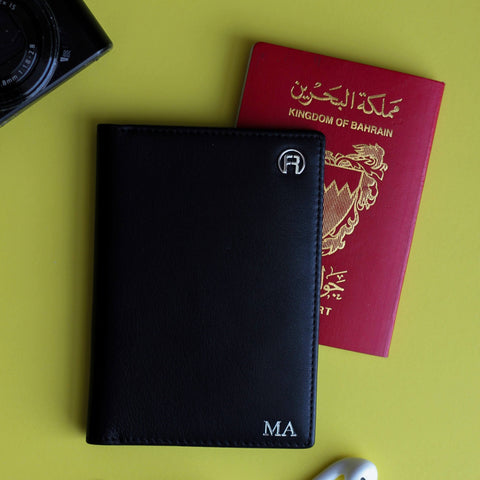 Classic Black Passport Holder