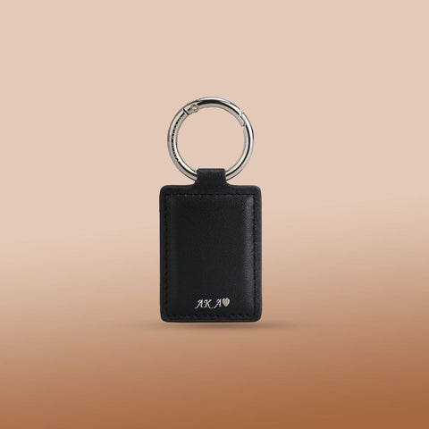 Black Rectangle Key Chain