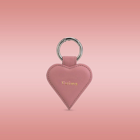 Pink Heart Key Chain