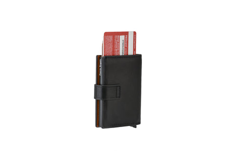 Black and Brown Popup Wallet