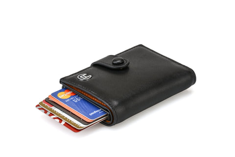 Black and Brown Popup Wallet