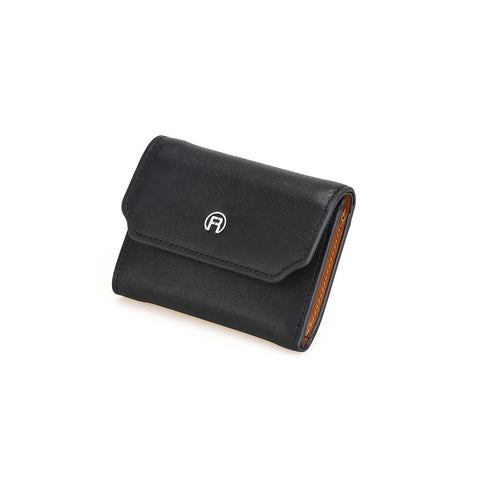 Black And Brown Trifold Wallet