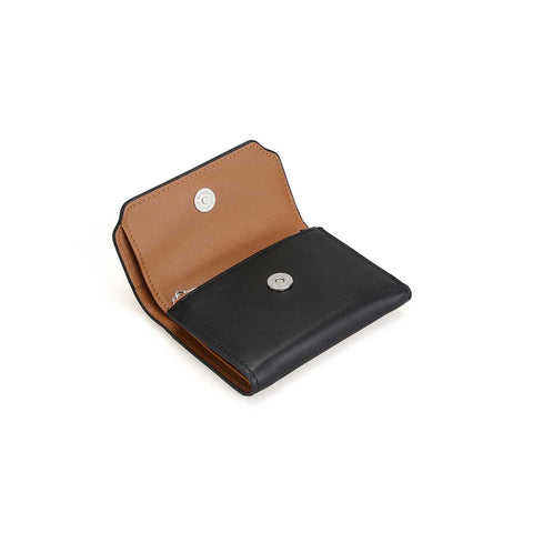 Black And Brown Trifold Wallet