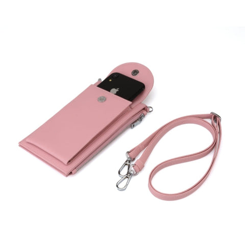 Pink Crossbody Wallet